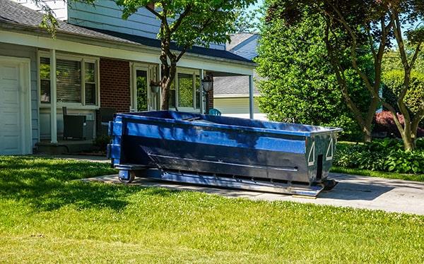 we provide pick-up services for our residential dumpsters